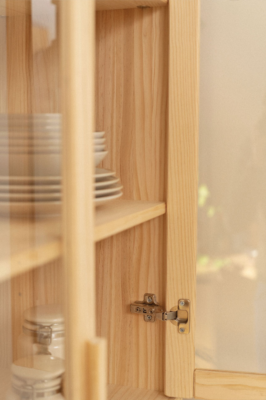 Imagen de ambiente 2 para:Vitrina alacena de madera natural